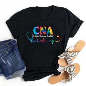 Certified Nursing Assistant Shirt, Tie Dye CNA T-Shirt, Cute CNA Shirt, Certified Nursing Assistant T Shirt, CNA Gift Nurse